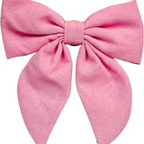 Beau Bottles Blush Pink Linen Bottle Bow