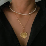 Initial Heart Necklace: K