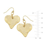 Susan Shaw: Gold Heart Earrings