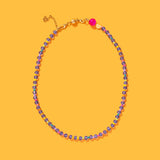 Camille Blue Multi-Colored Beaded Necklace