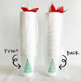 Christmas Foam Cup 10 Pack (We Wish You Merry Christmas)