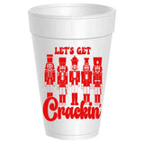Nutcracker "Let's Get Crackin" Styrofoam Cup