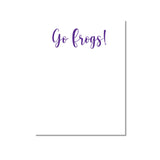 Go Frogs Notepad