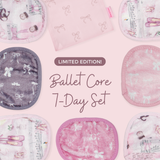 Ballet Core MakeUp Eraser 7-Day Set & Pointe Shoe Case