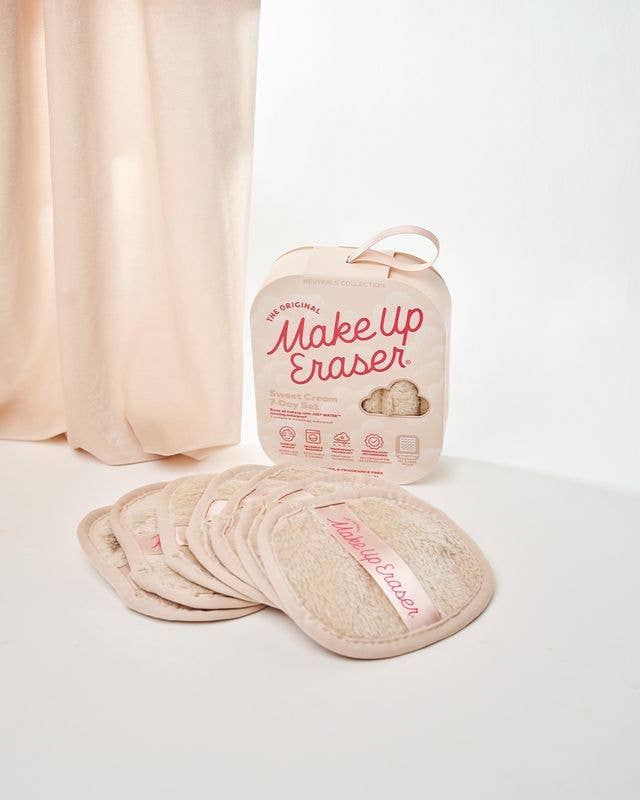 7-Day Reusable Makeup Eraser Set (Sweet Cream)