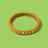 Penelope Stretch Bracelet w/Small Rectangle Stones