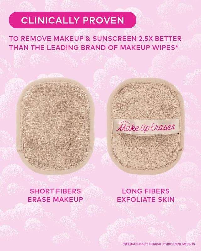 7-Day Reusable Makeup Eraser Set (Sweet Cream)