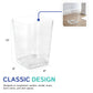 Square Acrylic Trash Can