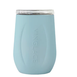 Cool Blue Stemless Wine Glass