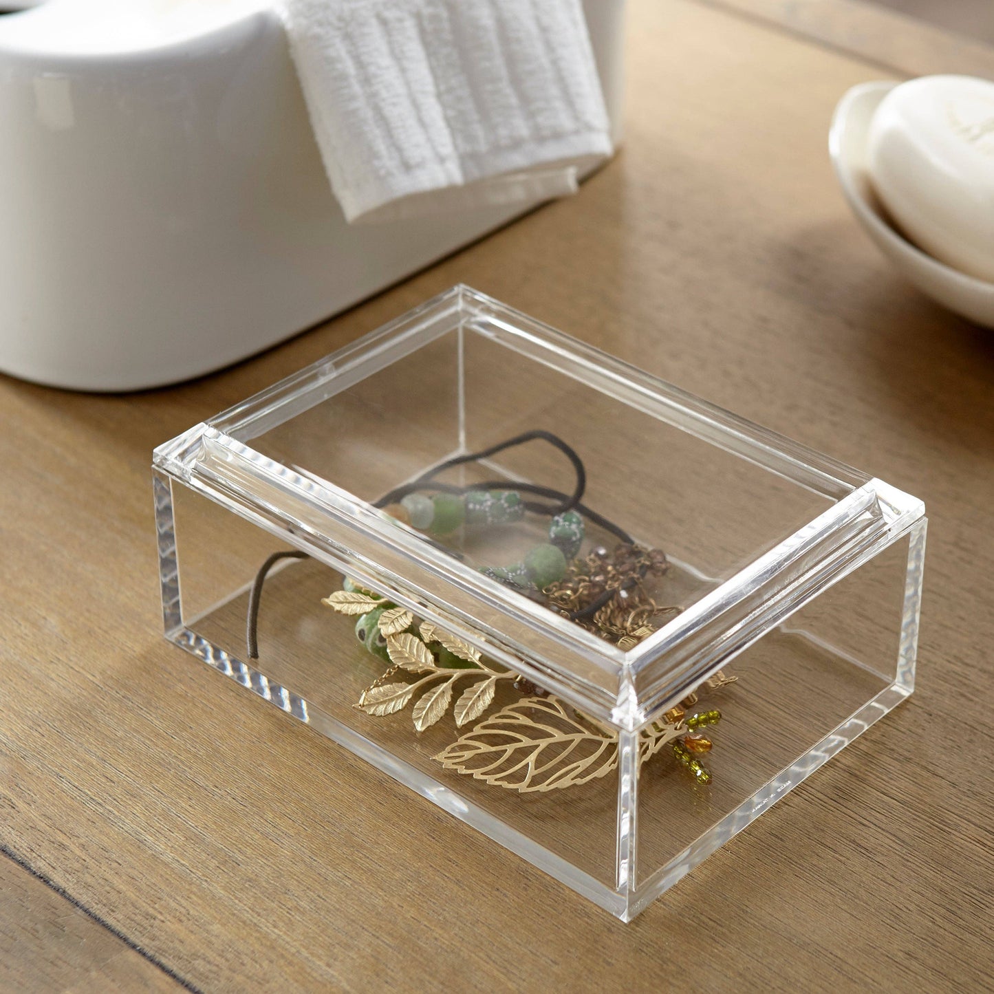 Rectangular Acrylic Jewelry Box