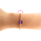 LSU & Tigers Logo + Sprinkle Bracelet Stack