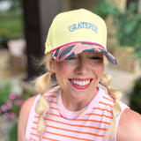 "Grateful" Embroidered Baseball Cap