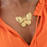 Haines Butterfly Necklace