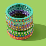 Penelope Stretch Bracelet w/Small Rectangle Stones