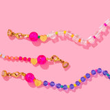 Camille Blue Multi-Colored Beaded Necklace