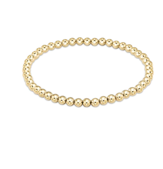 Enewton classic gold 4mm bead bracelet