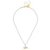 Susan Shaw: Mini Razorback on Pearl Alys Necklace