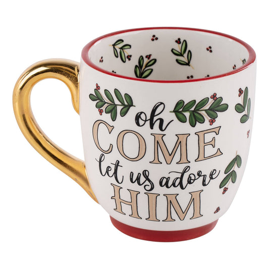 Let Us Adore Him Mug