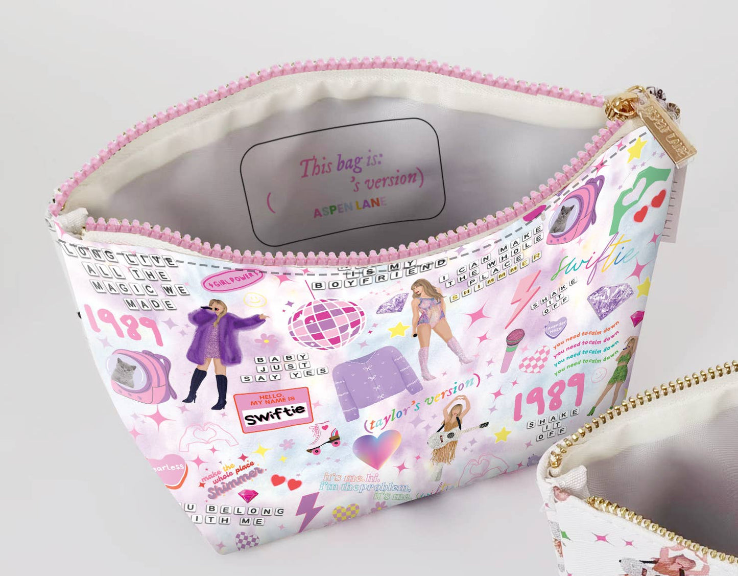 Taylor Swift Mosaic Magic Cosmetic Pouch Bag