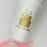 Happy Birthday Styrofoam Cups
