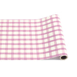 Lilac Painted Check Runner - 20" x 25'