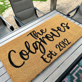 Custom Double Doormats