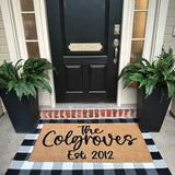 Custom Double Doormats