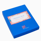 Metallic Blue Mahjong Card Folio