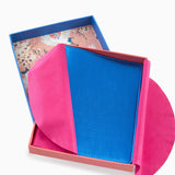 Metallic Blue Mahjong Card Folio