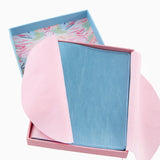Metallic Light Blue Mahjong Card Folio