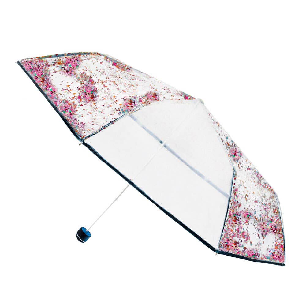 Essentials Confetti Clear Fashion Umbrella