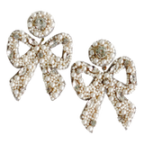 Hayley Bow Earrings | Pearls