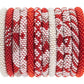 Roll-On® Bracelet Red and White