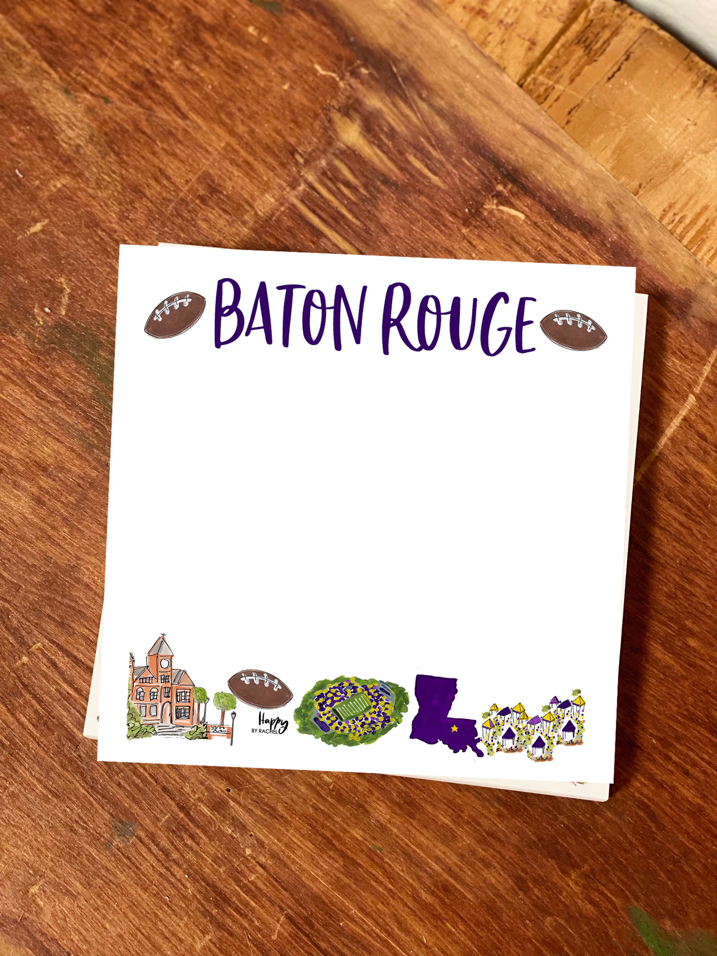 Baton Rouge Chunky Notepad