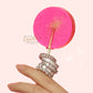 Pink and Gold Lollipops, Watermelon Flavor