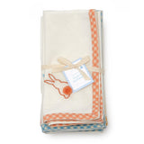 Cottontail Cloth Napkins w/ Bunny Embroidery (Set of 4)