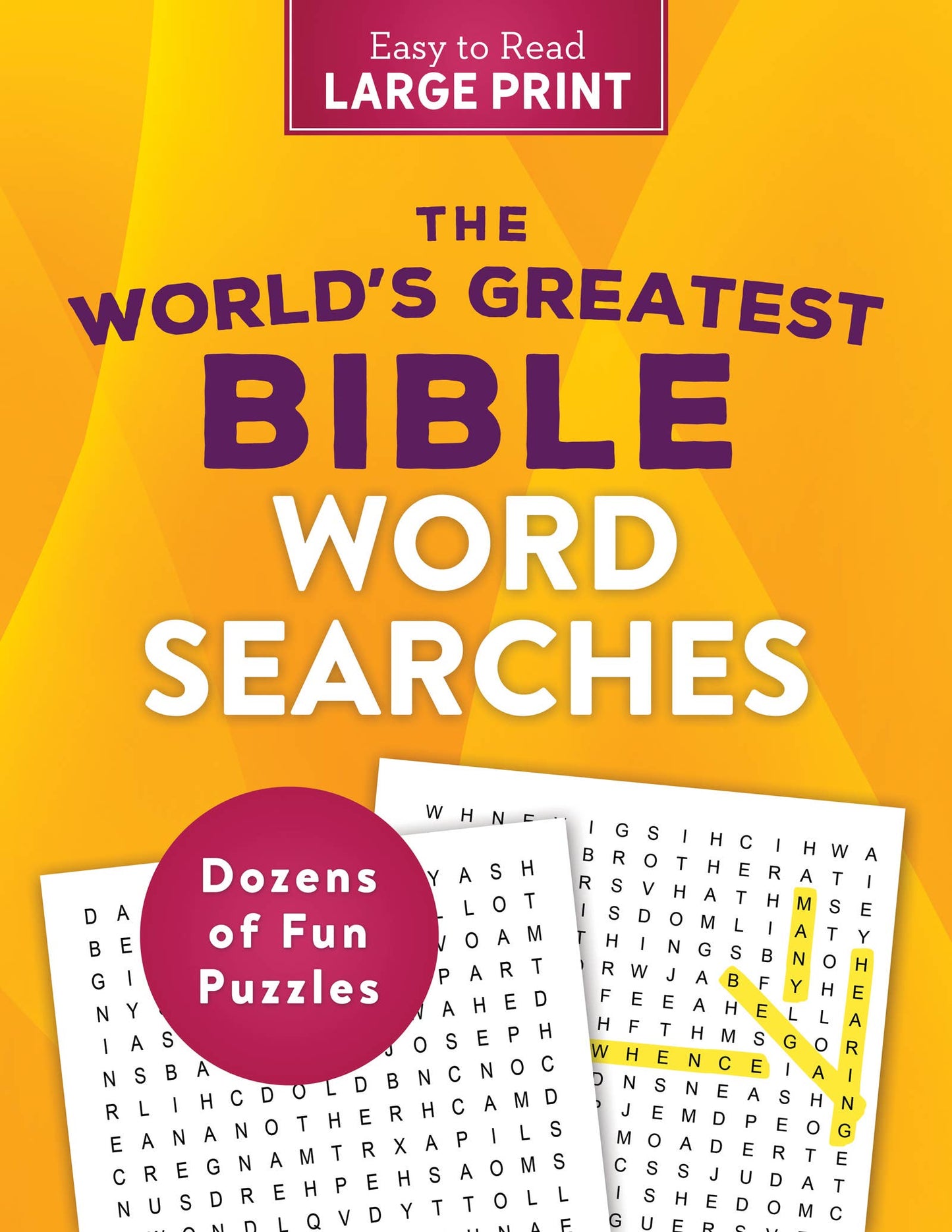 The World's Greatest Bible Word Searches Large Print