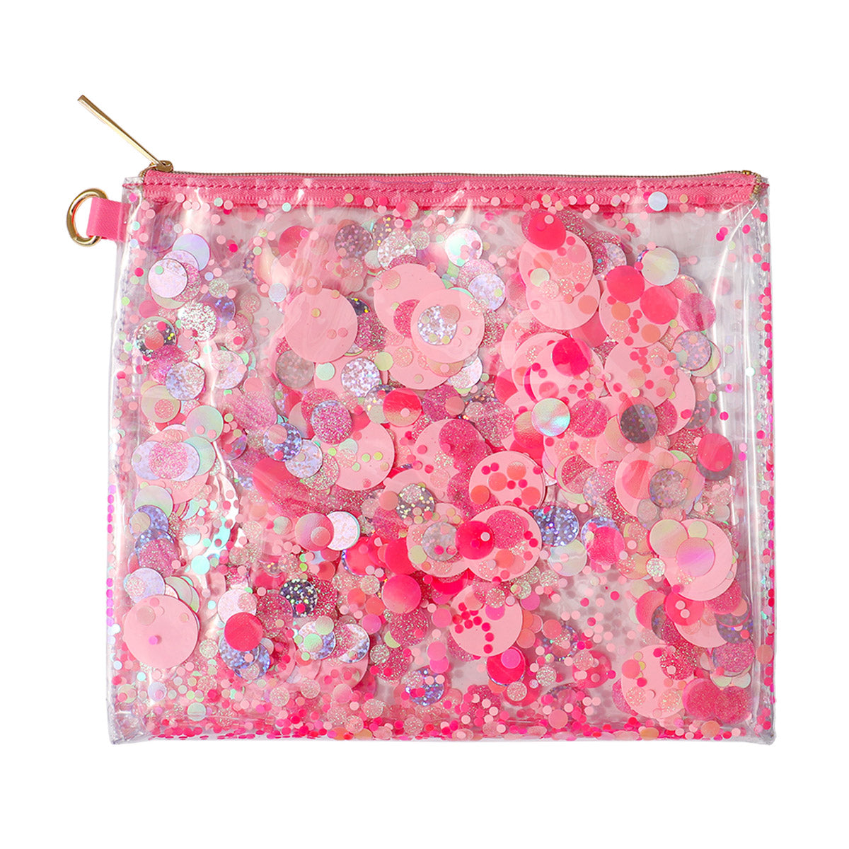 Pink Party Confetti EVERYTHING POUCH