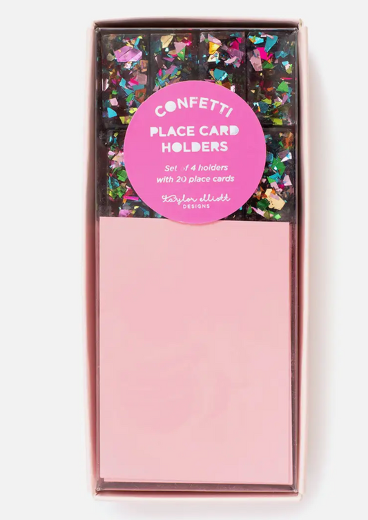 Confetti Place Card Holders