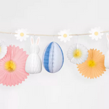 Honeycomb Easter Bunny Garland