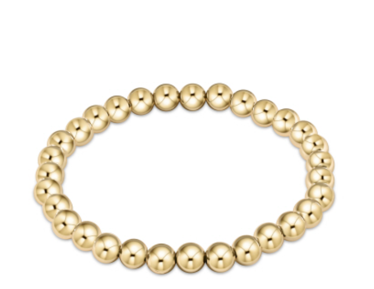 ENewton Classic 6mm Gold Bead Bracelets