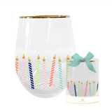 Birthday Stemless Wine Glass
