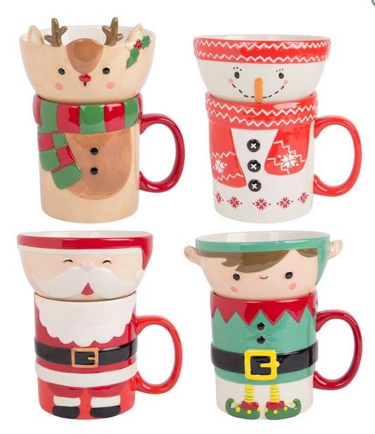 Christmas Bowl & Mug Set