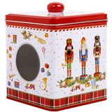 VINTAGE NUTCRACKER SQUARE BOX WITH WINDOW