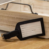 Men's Leather Embossed Luggage Tag
