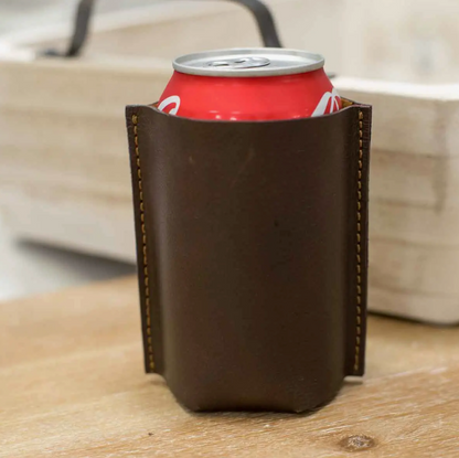 Leather Can Cooler