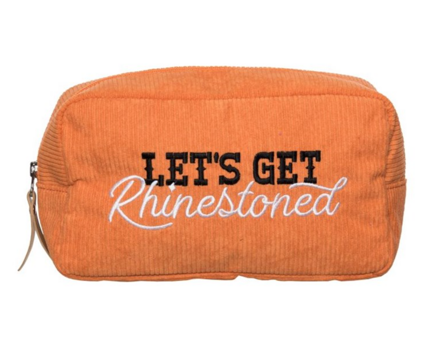 Get Rhinestoned Corduroy Bag