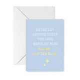 Glitter Glue Greeting Card