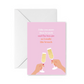 Like you more than Brunch Greeting Card