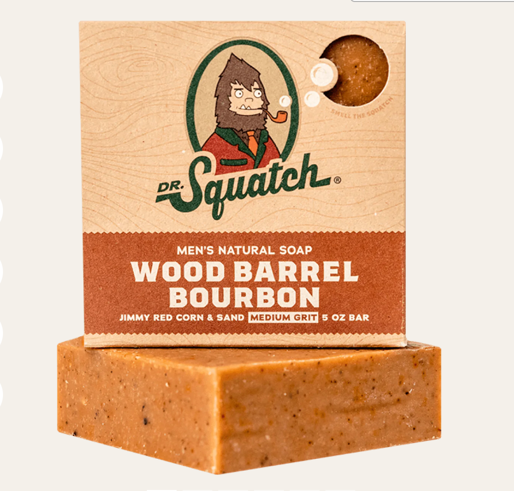Dr. Squatch Bar Soap- Wood Barrel B
